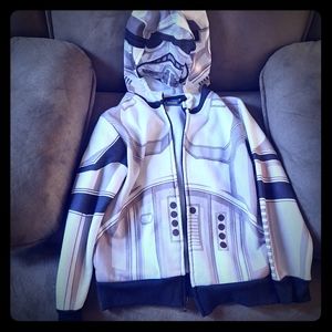 Size 7 storm trooper sweatshirt